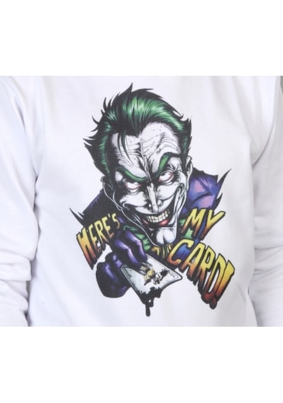 Çocuk Kapşonlu Sweatshırt Beyaz