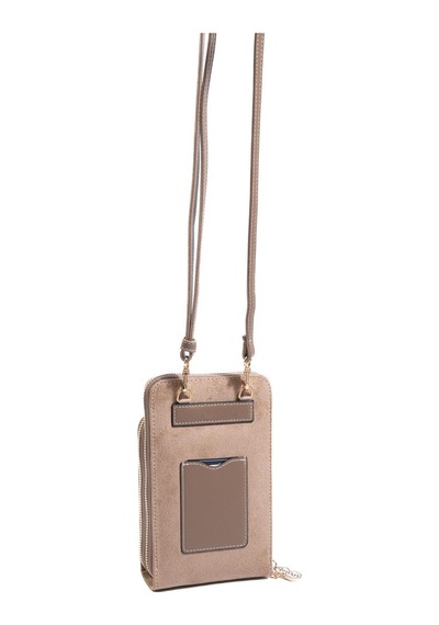 Silver Polo Sp1011 Kadın Telefon Çantası Süet Vizon-vizon