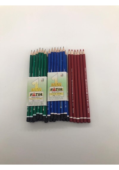 Fatih 24'Lü Kurşun Kalem + 6 Adet Kırmızı Kurşun Kalem