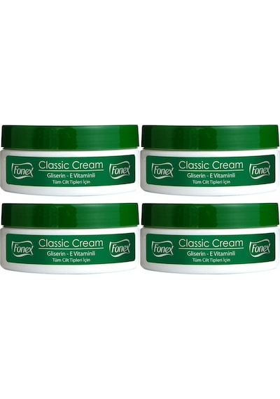 Fonex Klasik Nemlendirici Krem 175 ml 4 Adet