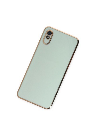 Redmi 9a Kılıf Volet Silikon - Açık Yeşil Bz8683140401030