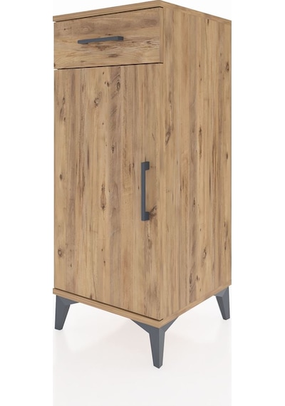 Hyperion Komodin Tek Raflı Tek Çekmeceli Tek Kapaklı 44x44x10... Çam