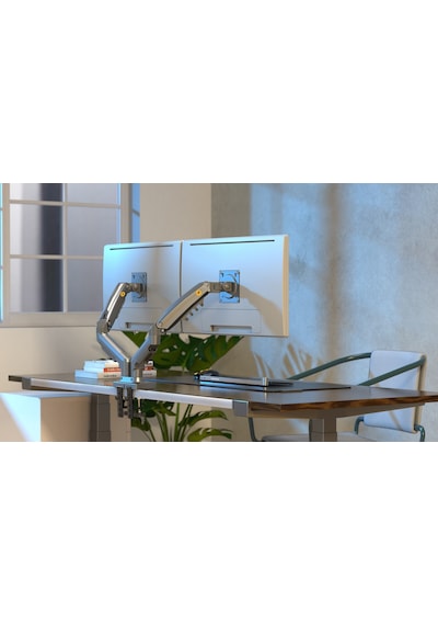 Ergoflex Nb North Bayou F160 17-27" Çift Kol 2-9 KG Amortisörlü Monitör Standı