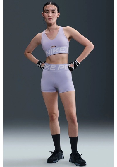Nike Pro Indy Plunge-support Bra Kadın Spor Bra Lila