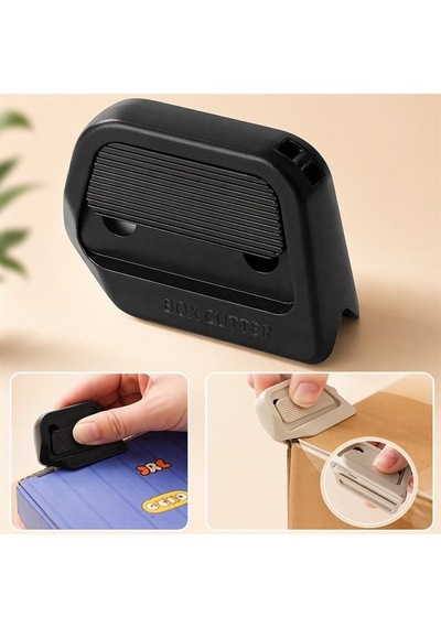 Sn-29134 Manyetik Pratik Mini Paket Açıcı - Kutu Kesici Siyah