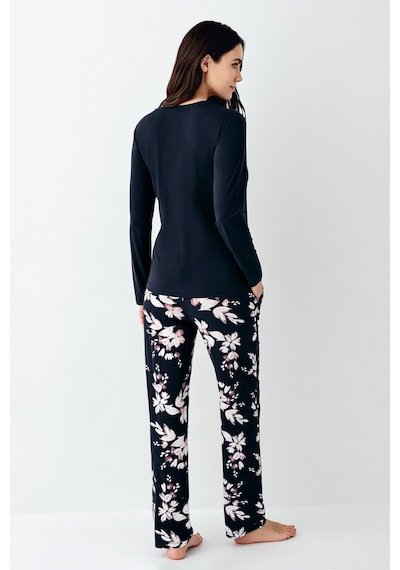 Pierre Cardin Kadın Lacivert Pijama Takımı Pc9107-s-v1 Lacivert