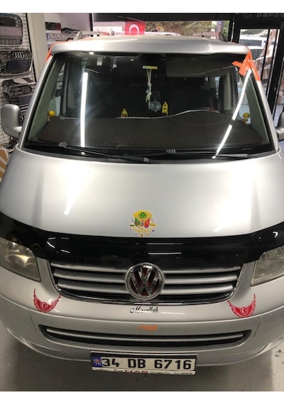 Vw Transporter Kaput Rüzgarlığı Parlak Siyah 2009-2014 Arası