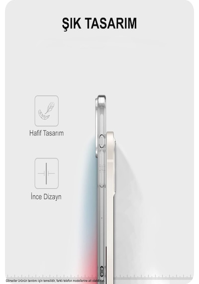 Xiaomi Mi 14t Pro Kapak Kamera Korumalı Kartlıklı Darbe Emici Özellikli Şeffaf Silikon Kılıf Şeffaf