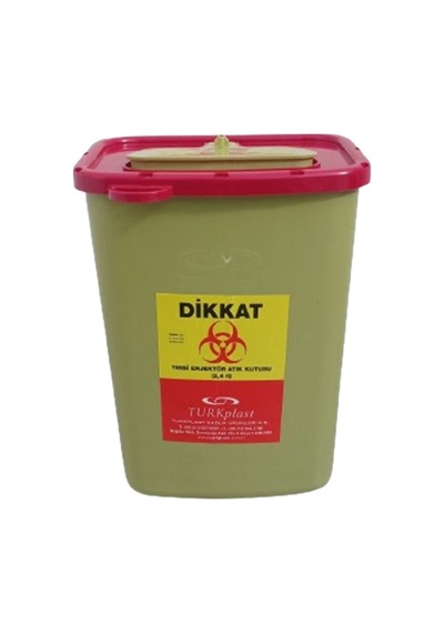 Enfekte Atık Kutusu 2,4 Lt 5 Adet Sarı