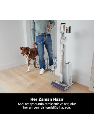 Shark Detect Clean&Empty IW3612EUT Auto-Empty Sistemli Turbo Başlıklı Şarjlı Dikey Süpürge 2 L