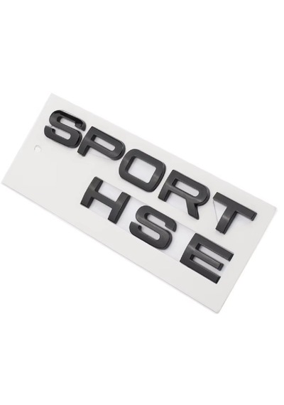 Range Rover Sport Hse Bagaj Yazısı Siyah Renk Range Rover Sport Hse Trunk Emblem Black Color Sporthsesiyah1