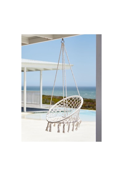 Salıncak Koltuk Tedal Ø80 Kırık Beyaz Beyaz