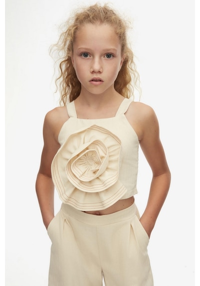 Kız Çocuk Sandshell Crop 38319 Krem