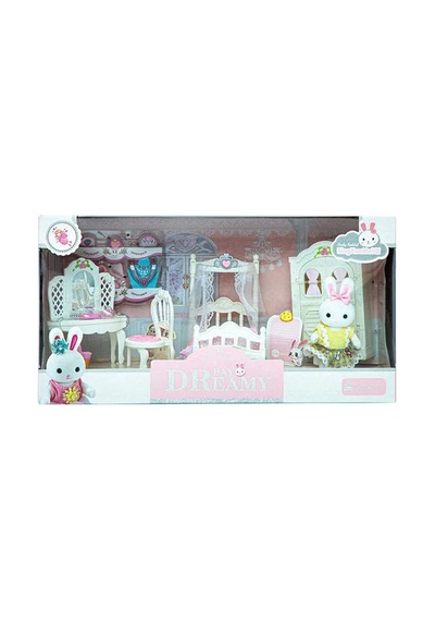 Mega By6616 Dreamy Mini Tavşan Büyük Yatak Odası Oyun Seti