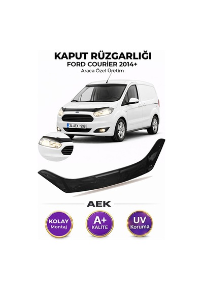 Ford Courier 2014-2023 Araca Özel Üretim "4mm" Kaput Rüzgarlığı A