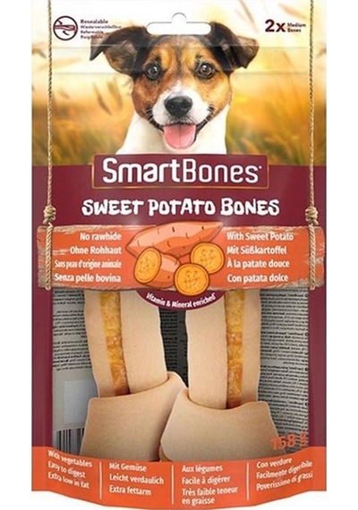 Smartbones Smart Bones Tatlı Patatesli Medium Kemik Köpek Ödülü 2li