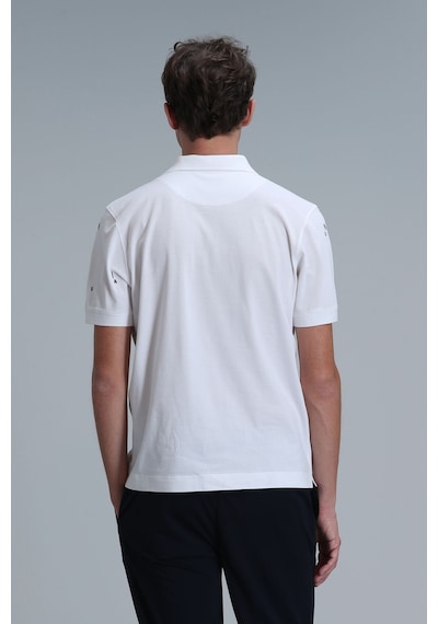 Lufian Erkek Pascal Smart Polo T-shirt 111040170 Beyaz