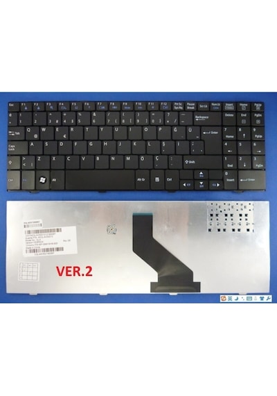 Lg S510 R590 Ql5 Ql4 Notebook Klavyesi - Siyah - Tr- Ver.2
