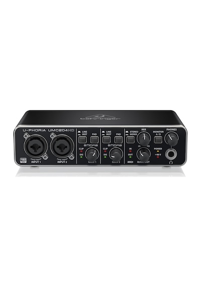 Behringer Umc204Hd 2X4. 24-Bit / 192 Khz Usb Ses / Mıdı Arayüzü Behringer Umc204Hd 2X4. 24-Bit / 192 Khz Usb Ses / Mıdı Arayüzü