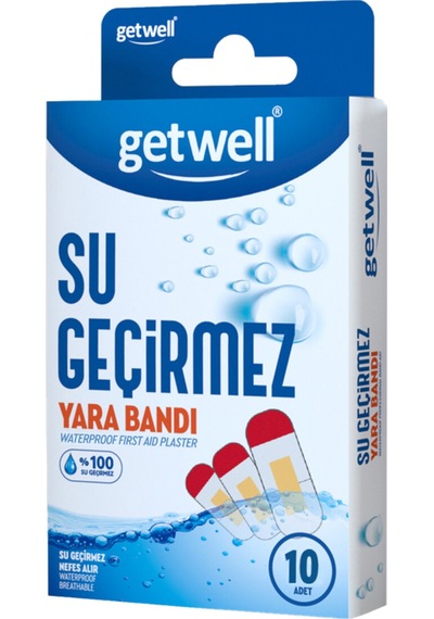 Getwell Su Geçirmez Yara Bandı 10'lu 3 Adet