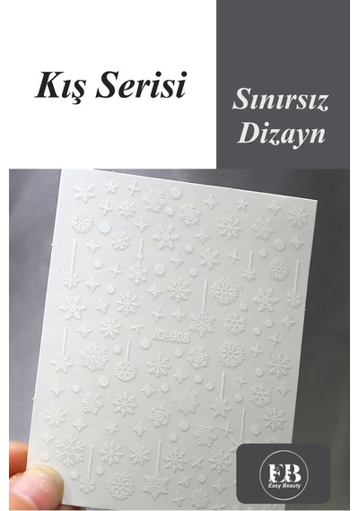 Nail Art Sticker Kendinden Yapışkanlı, Tırnak Süsleme, Tırnak Dövmesi Stikır 908 Beyaz-908 Nail Art Sticker Kendinden Yapışkanlı, Tırnak Süsleme, Tırnak Dövmesi Stikır 908 Beyaz-908