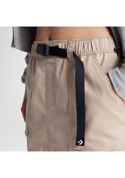 Converse Harbor Mini Skirt Kadın Kahverengi Etek Bej