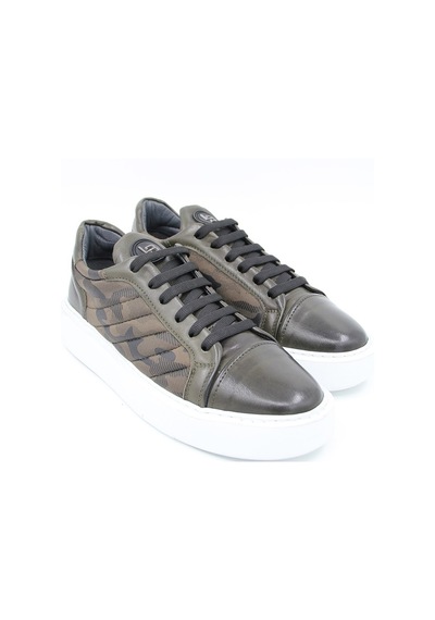 Luciano Bellini E3718 Erkek Casual Ayakkabı - Kamuflaj Desen Haki