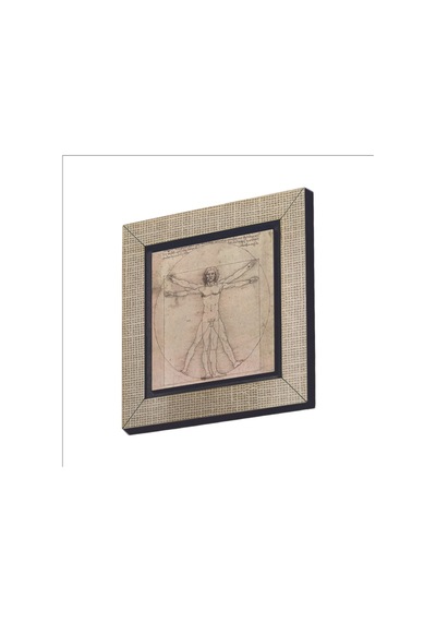 Vitruvius Adamı Leonardo Da Vinci, 1492 Baskılı Mdf Magnet 7x7 420