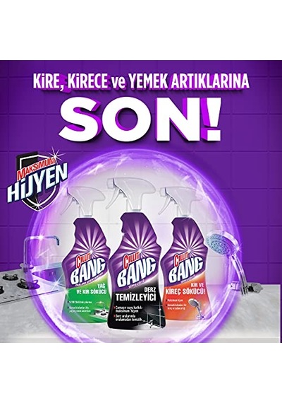 Cillit Bang Derz Arası Temizleyici Sprey 750 Ml 1 X 750 Ml 10'lu Set