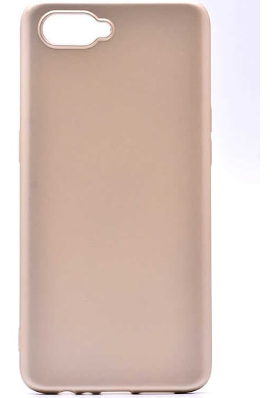Noktaks - Oppo Rx17 Neo Uyumlu - Kılıf Mat Soft Esnek Premier Silikon Kapak - T7170 - Gold Gold
