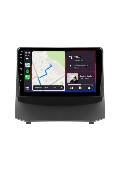 Ford Fiesta 2009-2017 Android Multimedya Carplay Android Auto Navigasyon Kameralı 4gb Ram 64gb 9"