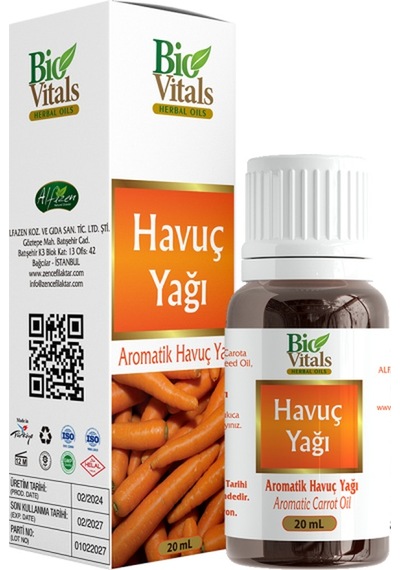 Bio Vitals Havuç Yağı 20 Ml