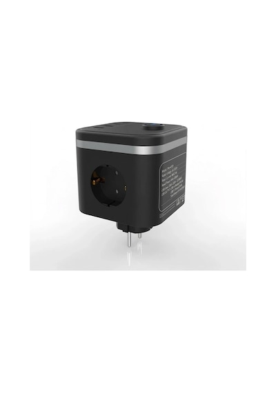 Termal Akım Korumalı Isıya Dayanıklı 3'lü Duvar Tipi Priz 2x Usb 2x Typce 3680 W 0 M