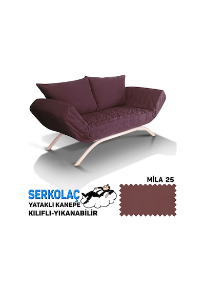 Serkolaç Yıkanabilir Yataklı Kanepe - Mila 25