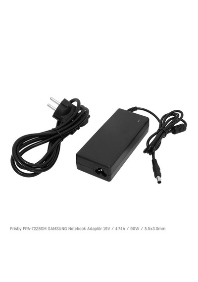 Frisby Fpa-7228sm Notebook Adaptör Samsung 19v 4.74a Uç Boyutu : 5.5 X 3.0mm