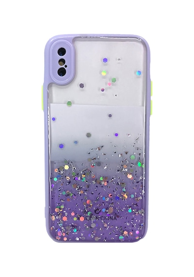 Nettech Apple Uyumlu iPhone Xs Max Kamera Korumalı Simli Arka Koruma Kılıf