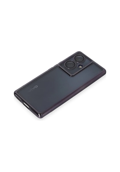 Vivo V29 Lite Kılıf Razer Lensli Silikon - Mor 0.2M-Çok Renkli