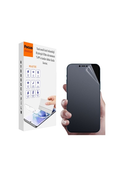 Apple Uyumlu Apple Uyumlu iPhone 6 Kırılmaz Cam Özel Kesim Mat Hydrogel Film