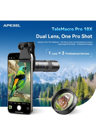 Apexel Telemacro Pro 10x