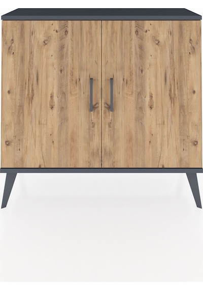 Arges Şifonyer 2 Raflı 2 Kapaklı 88x30x80 Antrasit-çam/aytaşı Çam/aytaşı Arges Şifonyer 2 Raflı 2 Kapaklı 88x30x80 Antrasit-çam/aytaşı Çam/aytaşı