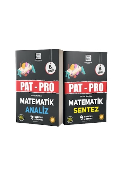 Kurtaranzeka-Curious&Genius 8.Sınıf Pat-Pro Matematik Seti (Analiz – Sentez)