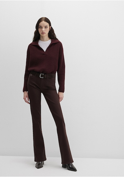 Mavi - Molly Kahverengi Gabardin Pantolon 1013691199 Kahverengi