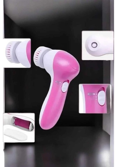 Mey İthalat Taşınabilir Yüz Temizleme Cihazı Masaj, Peeling, Temizlik 5 Başlıklı - Özel Seri Meytduucz5n1temzleyc2
