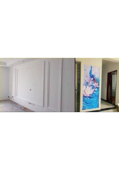 Nwçıta01 Beyaz 8Cm-117Cm Dekoratif Yapışkanlı Kenar Çıtası (547640003)