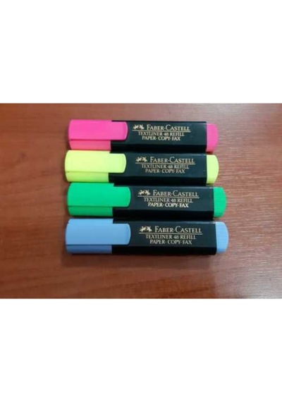 Fosforlu Kalem 4 Lü Set Yeşil