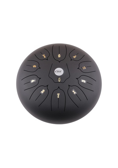 Cox Cstd-bk Steel Tongue Drum Siyah Meditasyon Ve Yoga İçin İdeal Vurmalı Çalgı