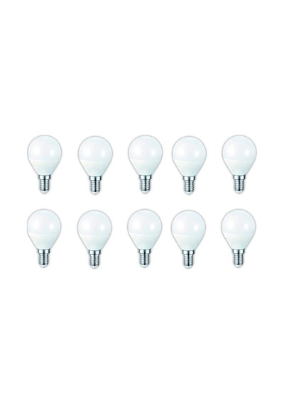 10 Adet 5w E14 P45 6500k Beyaz Top Led Ampul Kes208-b