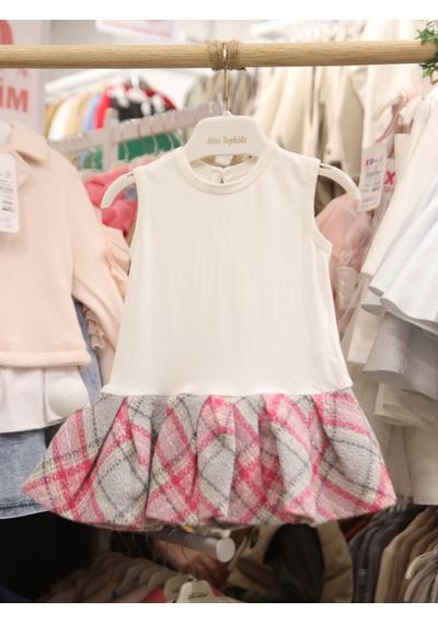 Xo Kids Kız Çocuk Elbise 6-36 Ay 4102 Gri