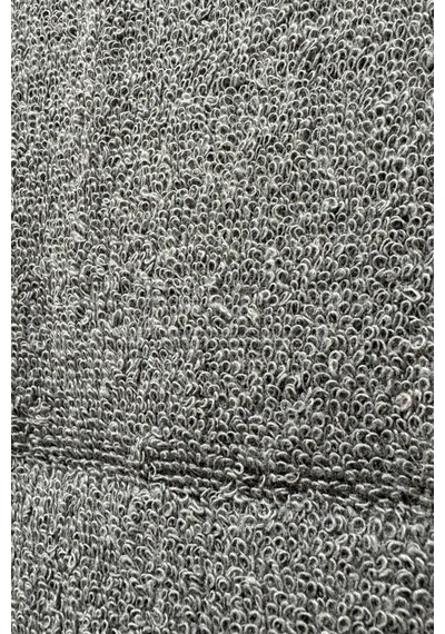 Kuaförler İçin Yüksek Emici A Kalite Baş Havlusu 90x50 Cm Gri Siyah