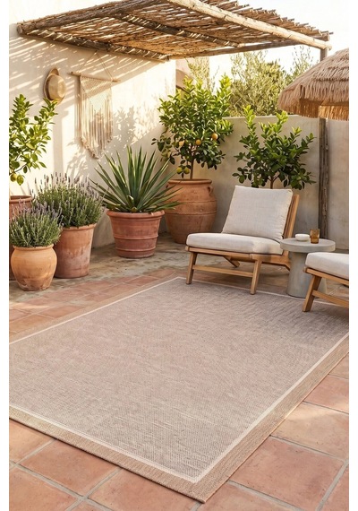 Hoom Rugs Siena 3705 Kahverengi Sade Modern Sisal Halı